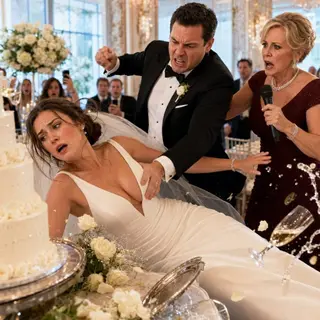 At our wedding reception, my husband suddenly raised his glass and announced, “I’m giving Mom all my premarital assets—and $6,000 every month!” The guests applauded while my mother-in-law cried dramatically and called him “the perfect son.” I simply smiled, took the microphone from his hand, and said, “Wonderful—then you won’t mind hearing what I did with my money this morning.” The room fell silent, and his mother’s smile disappeared when I revealed the first detail...
