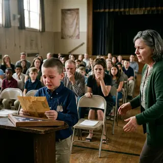 An 8-Year-Old Was Asked to Read at a Veterans Day Assembly — Then He Pulled Out His Father’s Last Letter From Afghanistan