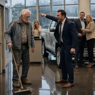 I Swept My Own Dealership For Six Years — Until One Phone Call Made My Son-in-Law Say My Name Out Loud