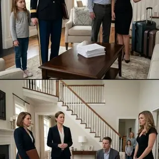 I came home holding my eight-year-old daughter’s hand, still carrying the papers confirming my promotion to Colonel. Instead of congratulations, my husband and his mistress were waiting with divorce documents. She smirked, “Pack your bags, soldier. This house is ours now.” I smiled and said, “Okay.” She snapped, “What’s so funny?” I looked around the room and answered, “Actually… this house belongs to someone you never bothered to check.”