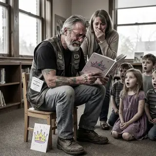 The Biker Read Princess Stories — Then the Librarian Told Us Why