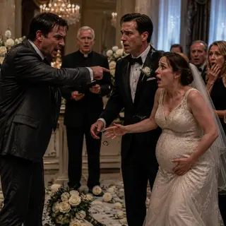 “Before you promise to raise that baby, ask Vanessa who she was sleeping with while you were in Toronto.” My ex froze halfway through his wedding ceremony, his pregnant mistress turning white beside him. Hours earlier, our divorce became final and he mocked me for leaving. I boarded my flight to Madrid. His perfect replacement life was collapsing without me touching it.