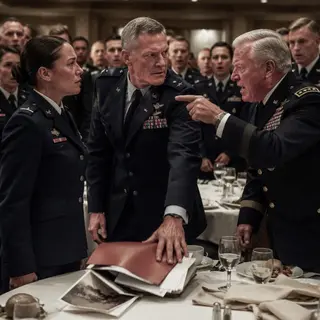 “You wear the Bradley name because I allowed it.” My stepfather humiliated me before two hundred officers, calling me paperwork and charity. Then a colonel stormed in, dropped a red folder before me, and said, “Phantom Seven.” The room froze when he told the general he wasn’t cleared to know what I did. Neither was he ready for my receipts.