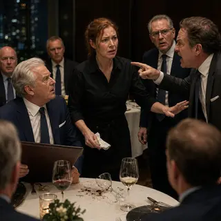 “Your Translator Is Lying!” — A Waitress Warns a Billionaire Before a German Deal…
