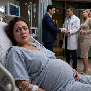 The night before i gave birth, i overheard my husband bribe the doctor: "infect her and let her die in delivery. i'll pay you $500,000!" so he could be with his 5-month-pregnant mistress. i pretended to sleep and acted. next day, karma hit him...!