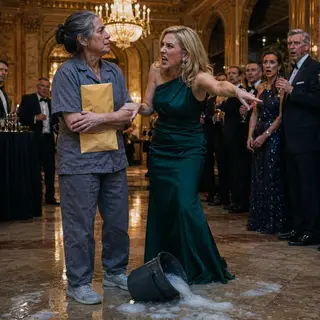 For Eleven Years She Mopped the Lobby of the Building She Paid For — Until the Night They Called Her Name