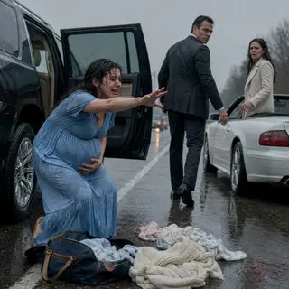 I was in labor when my billionaire husband stopped the car, saw his first love on the roadside, and walked away. “Adrian, my water just broke!” I screamed. He barely looked back. “Call an ambulance, Mara. Celeste needs me.” Ten days later, he froze every card in my name and told me I’d get access back when I “learned my place.” He had no idea whose money was really keeping his empire alive.