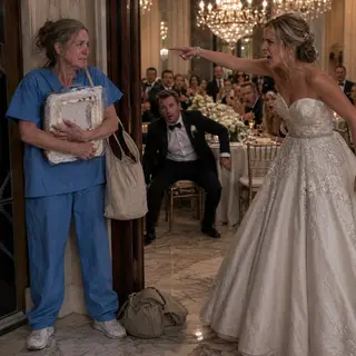 They Sent the Trauma Nurse to Eat in the Break Room at Her Son's $6 Million Wedding — Then His Bride's Mother Walked Through the Doors