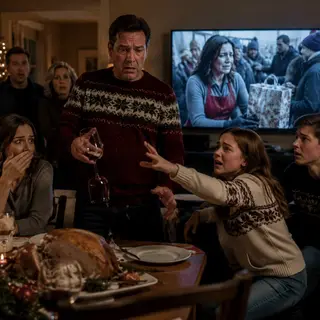 “Don’t come home tonight. The kids’ real mom will be here.” My husband erased me from Christmas, then told everyone I had volunteered to stay away. I spent Christmas Eve helping families at a shelter while he poured wine at my table. Then a TV crew arrived. Twenty minutes later, Mark’s lie was to enter the living room on television.