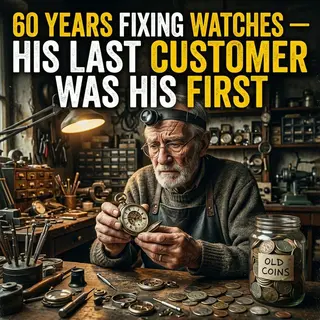 He Fixed Watches for 60 Years. His Last Customer Was His First.