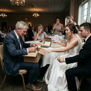 The Man Mocked for Bringing a Cheap Wedding Gift — What Was Inside No One Expected