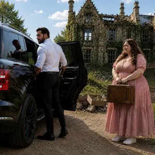 The Mafia Boss Left His Sick Plus-Size Bride in an Empty Manor—When He Returned, He Found Home…