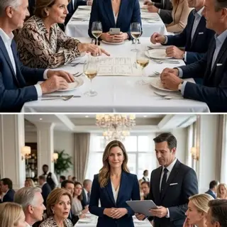 My mother-in-law brought twenty relatives to dinner, ordered everything from lobster to champagne, then pushed the $10,000 bill toward me. “Your family is rich. Pay it.” Everyone laughed. I calmly called the manager. “Please cancel every payment linked to my name.” Her smile vanished when he turned to her and said, “Ma’am, she owns the company that owns this restaurant.”