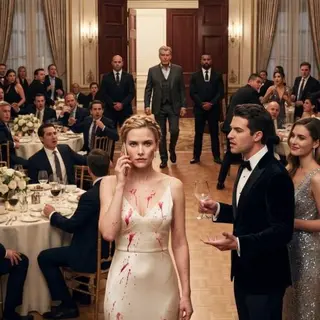 “You’re just an uneducated housewife clinging to my money!” his mistress sneered before three hundred high-society guests, just as my husband threw a glass of red wine directly into my face. Wiping the alcohol from my eyes, I calmly picked up my phone and called my dad. Five minutes later, the double doors flew open—and every billionaire executive in the ballroom dropped to their feet in utter terror.