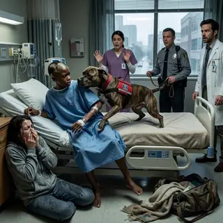 He Could Have Asked for Anything. He Asked for His Pit Bull. What Happened When That Dog Climbed Onto the Hospital Bed Changed the Whole Ward.