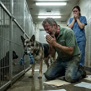Our Oldest Shelter Dog Gave His Toy Away to Every Frightened Puppy Who Arrived. The Day I Read His File, I Understood What He Had Actually Been Doing — and It Broke Every One of Us.