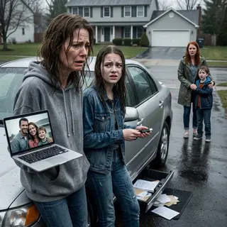 I thought selling my late husband's car would help me move on. Instead, one hidden USB destroyed everything I believed. "Mom... tell me this isn't real," Lily whispered as we stared at the photos. My husband was smiling beside another woman and a little boy who looked exactly like him. I wasn't uncovering memories—I was uncovering a second life that changed everything.