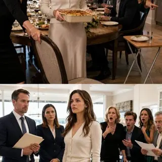 My mother pulled the chair away just as I reached the family table. “This dinner is for family only, Claire. Go find somewhere else to sit.” My brother laughed while his wife pointed toward a folding table beside the kitchen. I didn’t argue. I simply checked the email confirming Grandma’s trust transfer and smiled. They thought they had humiliated me in their house. By morning, they would discover whose house it actually was.