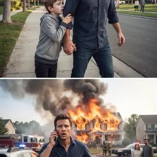 They planned my death down to the minute. My wife knew exactly when I would bring our son home, while her accomplice prepared the fire and damaged the gas line. Their message said, “They’ll be back around 5:20. Make it fast.” But they made one mistake—they underestimated a frightened little boy standing outside the hallway. Months later, my wife looked at me in court and whispered, “Please forgive me.” My answer ended everything.