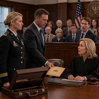“My sister has never held a real job in her life.” My brother said it in court while eleven witnesses watched, certain my classified silence proved I was useless. Then my attorney opened a sealed Department of Justice envelope. The judge read it, stared at my federal lapel pin, and said, “Please stand, Ms. Tillman.” Dalton’s $68,000 scheme had collapsed.