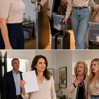 The day my mother showed up at my apartment with my sister’s suitcases, she didn’t ask permission. She smiled and said, “Grace, your lease is canceled. Pack your things. Lily is moving in today.” I should have been shocked, but I already knew what they had done behind my back. So I handed her one document and whispered, “You forgot to read page nineteen.” The look on her face told me everything was about to change.