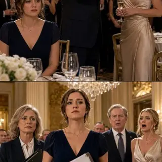 My father raised his glass in front of two hundred guests and smiled at my sister. “Vanessa is the only child who has ever made me proud.” Everyone applauded while I sat there silently—because that morning, Mom’s attorney had called me with one sentence that changed everything: “Claire, your father forged the inheritance papers.” Dad thought he was humiliating me for the last time. He had no idea what was inside my folder.