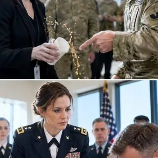The colonel slapped the coffee from my hand and sneered, “Civilians should learn when to stay silent.” I bent down, picked up the crushed cup, and said nothing while forty soldiers watched me being humiliated. He thought he had just thrown a powerless auditor off his base. What he didn’t know was that one phone call from me could end his command before sunset—and I was about to make it.