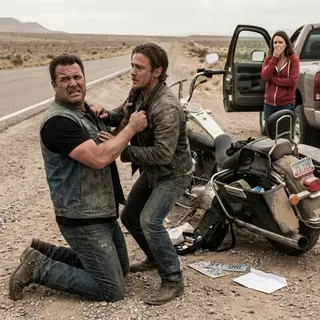Two Estranged Biker Brothers Had Not Spoken for Eight Years, Until a Lonely Desert Highway Revealed the Matching License Plates Their Dying Father Chose Before Their Family Fell Apart