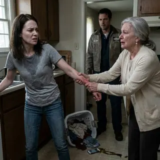 My mother-in-law never screamed in front of my husband. She only cried, touched his hand, and whispered, “Ethan, your wife hates me.” Behind his back, she twisted my wrist and smiled. “He will never choose you over the woman who gave him life.” I stayed silent, not because I was weak, but because every cruel word she said was already being recorded.