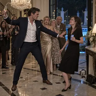"My brother invited the whole family to celebrate buying his first mansion, then told me: 'Don't touch anything, you probably can't afford it.' I laughed, took one photo, and left. That night, his realtor called and said the real owner wanted him out..."