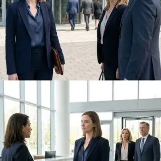 Ten years ago, my mother threw me out of her wedding because I was “the daughter of a man she hated.” Yesterday, she found me outside a glass tower and sneered, “What are you doing here? Get out.” I smiled. “I own this building.” Her husband laughed—until my CFO walked over and said, “The board is waiting for Ms. Carter.” That was when his face went completely pale.