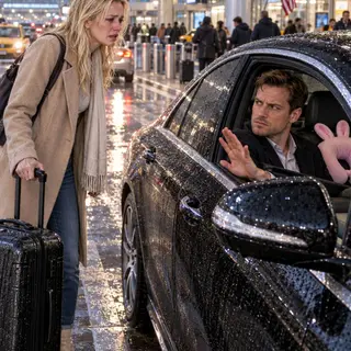 “If you get in, you’ll make the car smell like wet dog.” My husband left me feverish at JFK, drove away with a pink travel pillow in his passenger seat, and didn’t notice I was missing for seven days. By then, I had found the condo, his pregnant assistant, and the hidden money. Then I saw his divorce plan. Five percent.