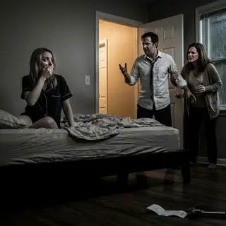 After five silent weeks, my hearing returned the night my husband stood outside our bedroom, whispering to his mother. I kept my eyes closed, pretending to be trapped in silence. Then he said, “Don’t worry, Mom. She’ll never know what we did.” My blood went cold. I wanted to scream, but I stayed still—because his next sentence revealed a secret I was never meant to survive.