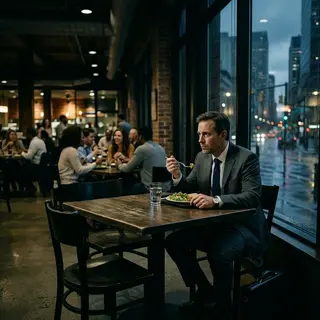 The New Employee Ate Alone for Three Months. Then They Found His LinkedIn.