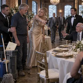 The Janitor They Ordered Out of a Luxury Wedding Venue Was Holding the Debt That Could Save It