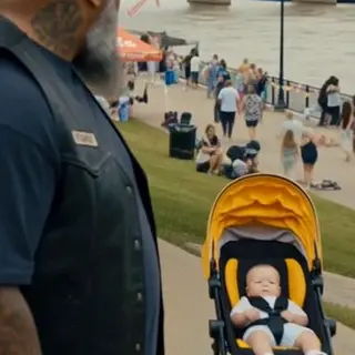 A Tattooed Biker Ripped My Baby’s Stroller Away and Sent It Down a Hill—Three Leather Jackets at the Bottom Revealed What He Saw Above Us