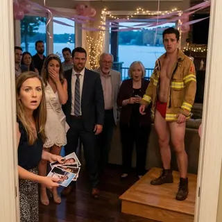 My husband was shamelessly stripping for his mistress at her bachelorette party when I stepped inside with the one audience they never expected: her fiancé, her parents, and the undeniable proof that would destroy them both. One second they were basking in their twisted little fantasy, and the next, the room turned ice-cold as their betrayal was exposed in the most devastating way possible.
