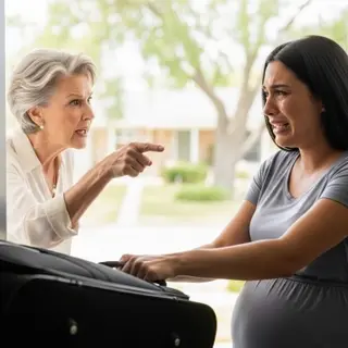 My mother-in-law threw me out at 39 weeks because I couldn’t “promise” a grandson…