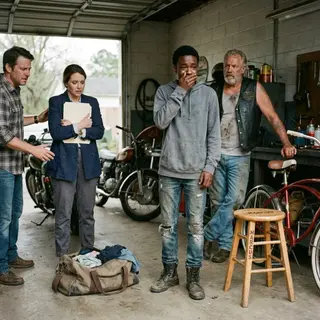 The Foster Boy Refused a Free Bike — Four Years Later, Diesel Opened His Garage