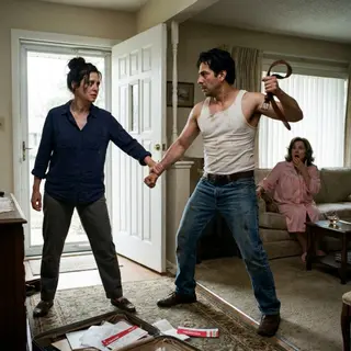 I came home after one week of “work,” and my husband was waiting with a belt in his hand and a lie already prepared. “Apologize,” he said, while his mother smiled from the sofa. I looked at the camera above the mirror and whispered, “No.” He thought I was a frightened wife. He didn’t know I had been trained since I was six… or that Chicago was never just a business trip.