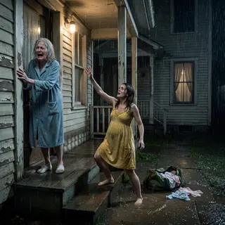 An Old Woman Locked Her Granddaughter Out in the Rain — What Happened Next Left the Neighbors Silent