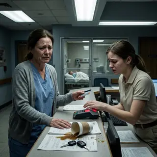 “Your card has been frozen, ma’am.” My son lay upstairs with fresh stitches, still whispering for his father, while Richard raised champagne to his mistress and laughed about teaching me a lesson. The clerk’s pity burned worse than the hospital lights. My hands stopped shaking when I saw her birthday post. By day three, his empire was already bleeding.