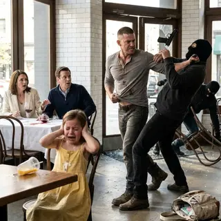 They Laughed at a Broke Single Dad in a Café — Then He Dropped Four Armed Men in 2 Seconds…