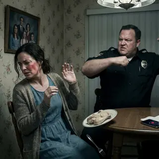 The first slap came because dinner was too cold. The second because I flinched. “Stop crying,” my husband hissed, raising his hand again. “No one will believe you over me.” I lowered my eyes, pretending to break, while my phone recorded every word from beneath the napkin. When his palm struck my face a third time, I whispered, “You’re right. They won’t believe me… until they hear this.”