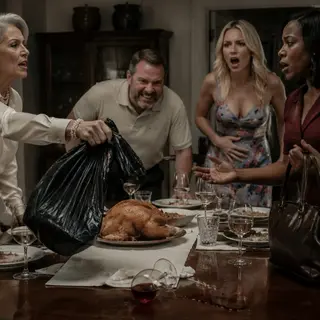 My mother-in-law smiled as she handed me a trash bag and said, “Pack your things. My oldest son needs this house more than you do.” She had no idea I was the one paying $12,000 a month to keep that mansion standing. Two days later, I called the movers, canceled every payment, and watched her face change when I said, “You told me to leave. I’m just taking everything I paid for.”