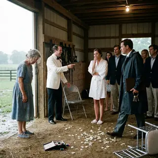 The Mother They Sent Behind the Barn Owned the Wedding Venue All Along