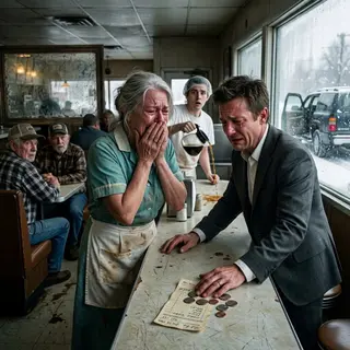 The Waitress Who Paid $2.10 Every Morning for a Stranger's Child — and What Drove Up to Her Diner 39 Years Later