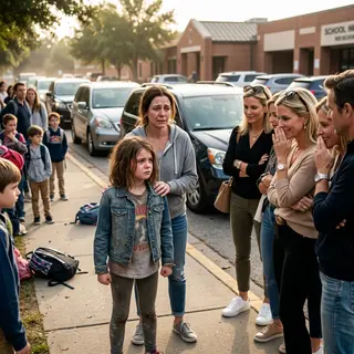 My 9-Year-Old Daughter Heard the Other Moms Making Fun of Me. What She Did Next Made Every Parent in That Parking Lot Go Silent.