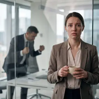 My Boss Threw His Coffee at Me Because I 'Wasn't Fast Enough.' I Didn't Flinch. But the Hidden Camera Did.