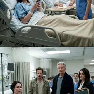 Forty-three minutes before my cancer surgery, my husband texted, “I want a divorce. I wasn’t built to care for a sick wife.” I was lying under hospital lights, too weak to even cry. Then the man in the next bed slid a napkin toward me. I joked, “If I survive, marry me.” He smiled and said, “Okay.” But when the nurse saw him, her face went pale…